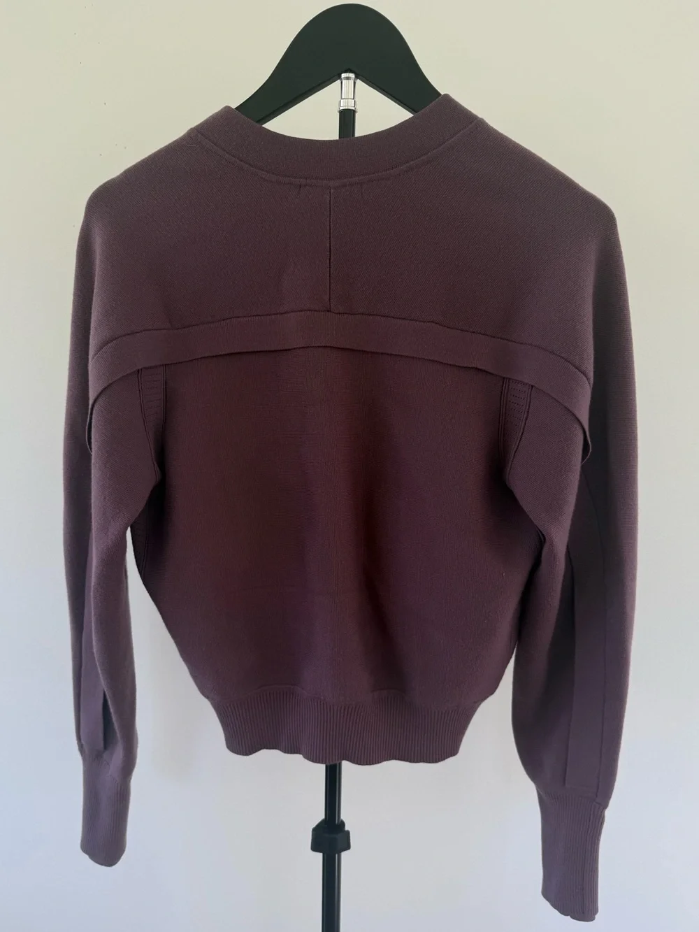Athleta Mauve Advantage Full Zip Sweater in Mauve